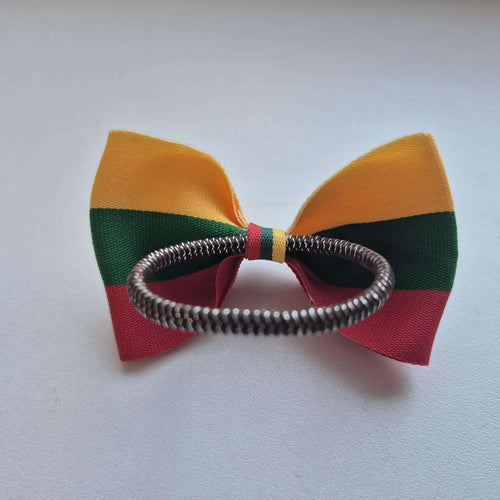 Kaspinėlis į plaukus trispalvis